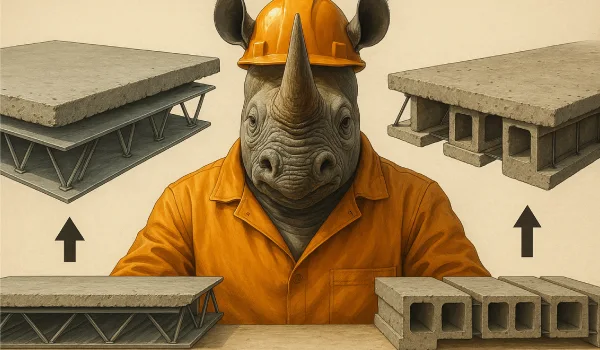 تفاوت سقف اینتل دک و تیرچه بلوک