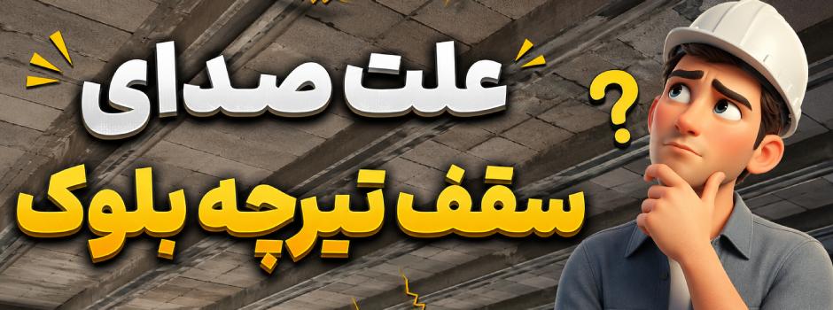 چرا سقف تیرچه بلوک صدا می‌دهد